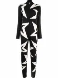 Perfect Moment star-print onesie - Black