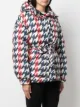 Perfect Moment graphic houndstooth print padded jacket