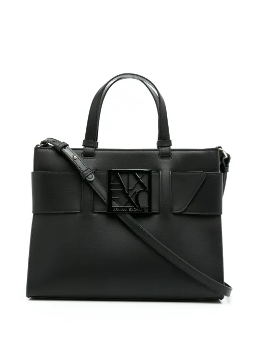 Sac à main à logo - Armani Exchange - Modalova