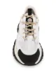 Moncler baskets à empiècements contrastants