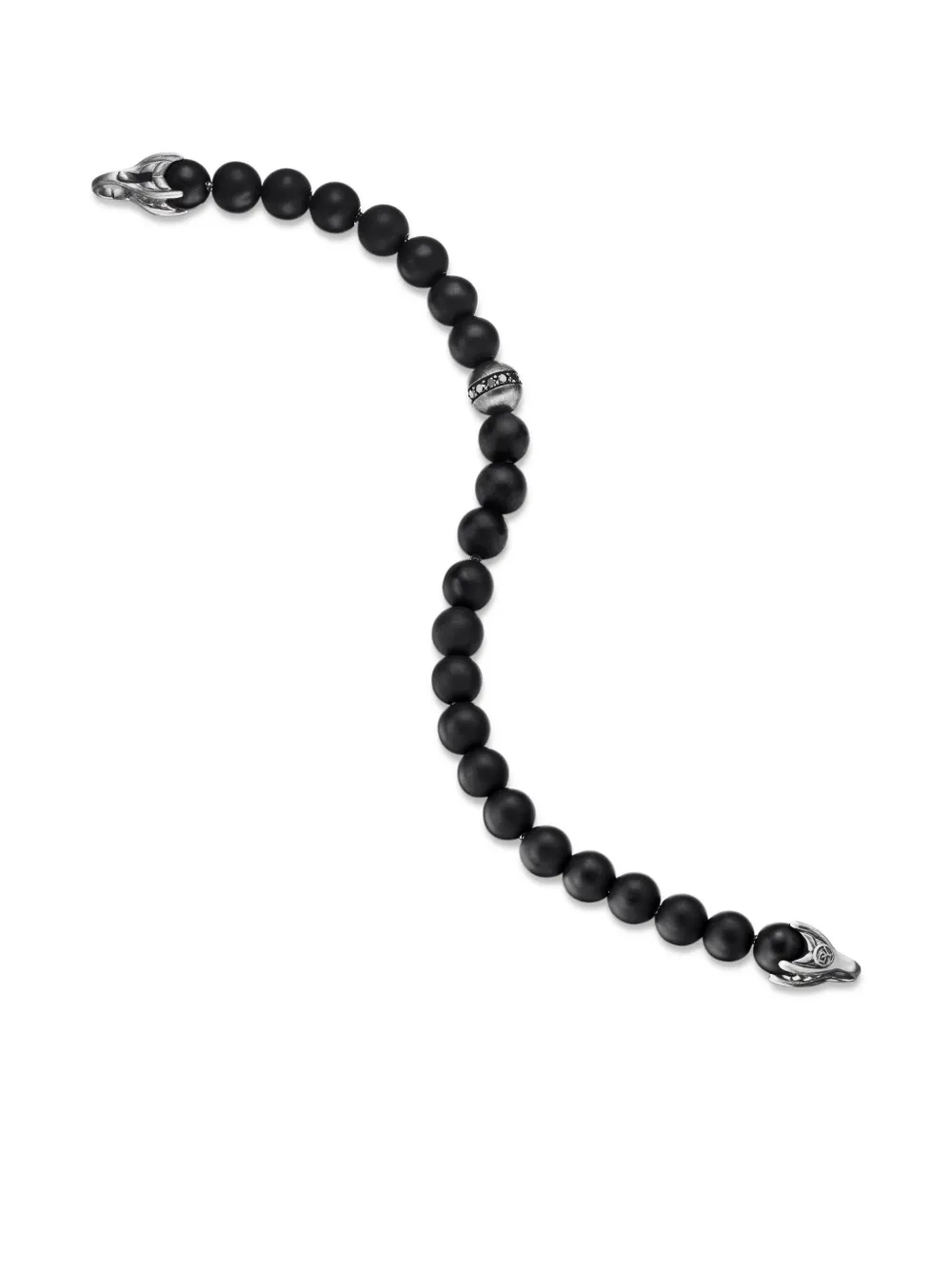 Sterling Silver Spiritual Beads Bracelet (8mm)