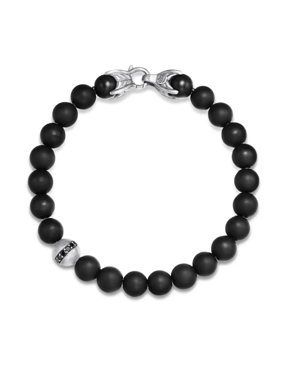 Sterling Silver Spiritual Beads Bracelet (8mm)