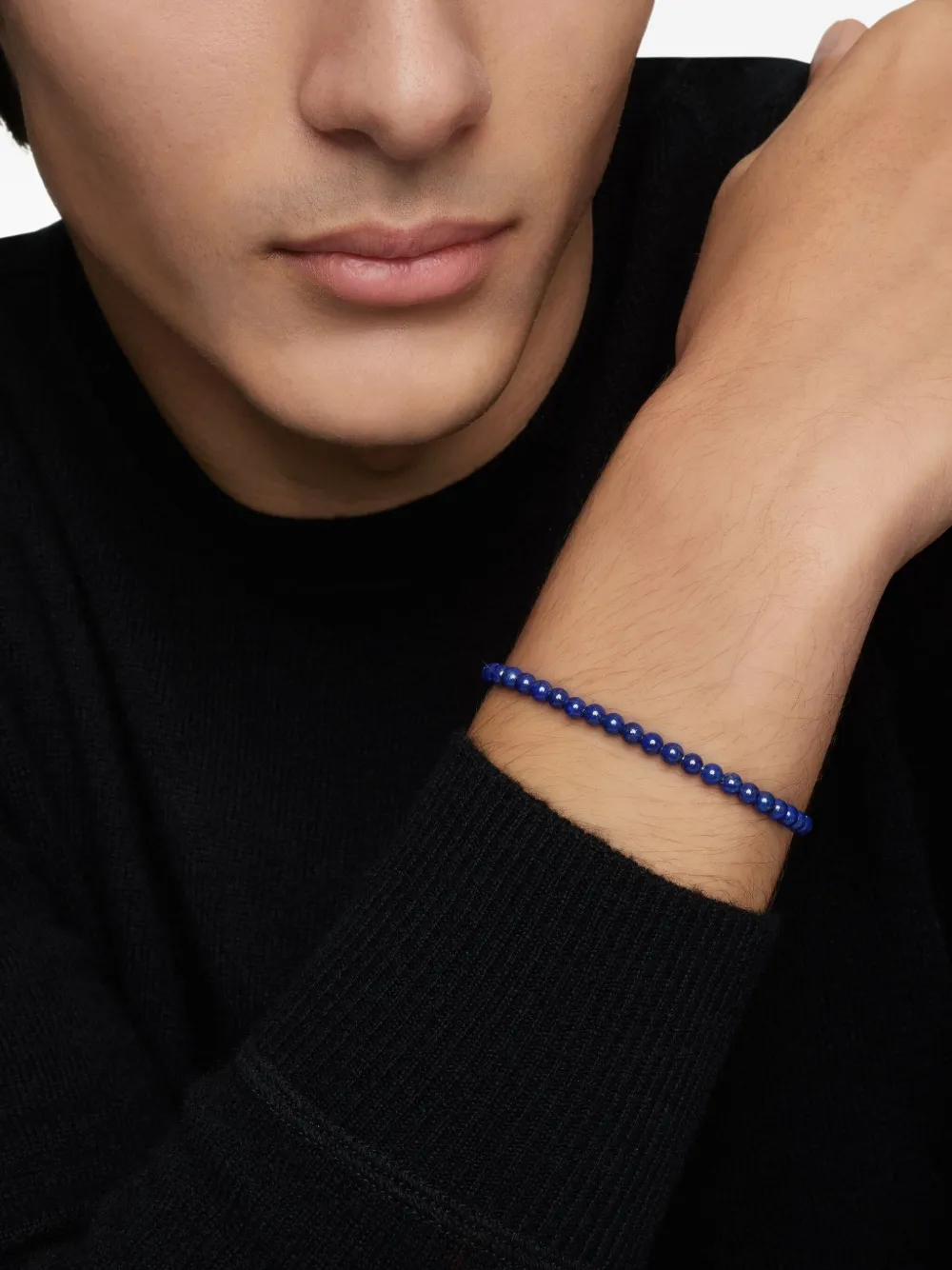  David Yurman Sterling Silver Spiritual Beads Bracelet (4mm) 