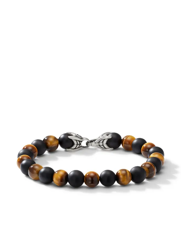 David Yurman Tiger's Eye & Onyx Spiritual Beads shops Claw Bracelet in Black