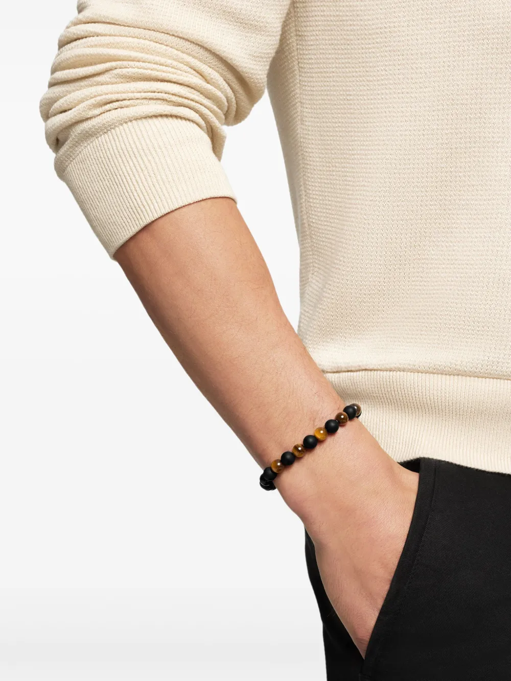 David Yurman Bracciale Spiritual Beads Alternating in argento sterling (8mm) | Image 2