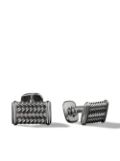 David Yurman sterling silver Chevron cufflinks