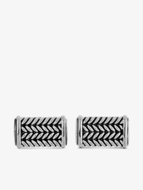 David Yurman mancuernillas Chevron en plata de ley de 22.3mm