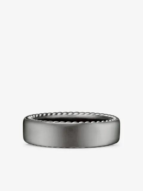 David Yurman anillo de banda Streamline en plata de ley de 6mm
