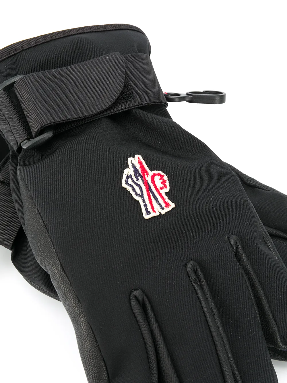 Moncler Enfant Handschoenen met logopatch - Zwart