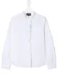 Image 1 of Emporio Armani Kids TEEN ruffle-trim plain shirt