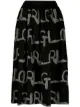 الصورة 1 من Comme Des Garçons Girl تنورة ميدي بأبليكة