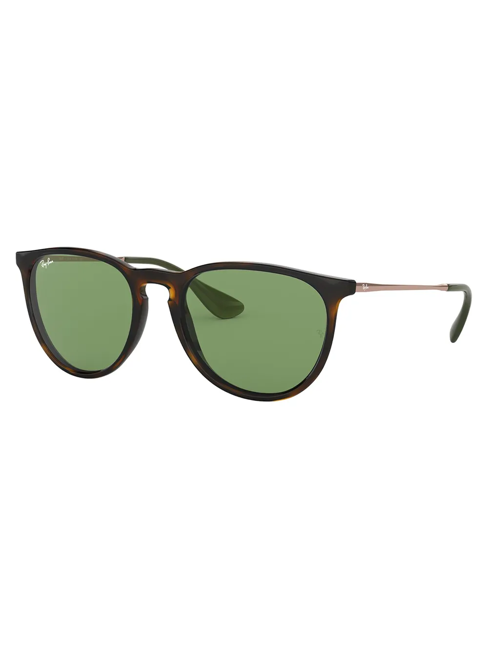  Ray Ban Erika Round Frame Sunglasses   Braun 