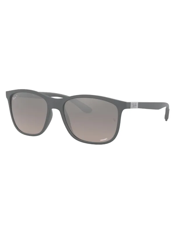 Ray-Ban Chromance スクエアフレーム サングラス | グレー | FARFETCH JP