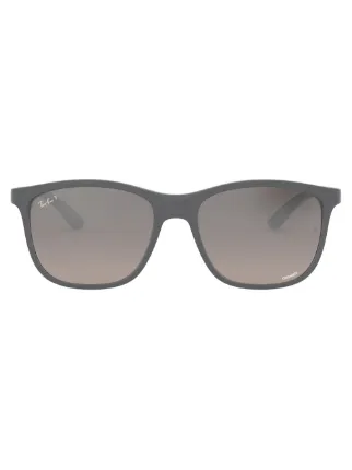 Ray-Ban Chromance スクエアフレーム サングラス | グレー | FARFETCH JP
