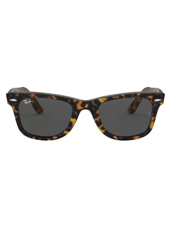 Ray-Ban Óculos De Sol Wayfarer | Preto | FARFETCH BR