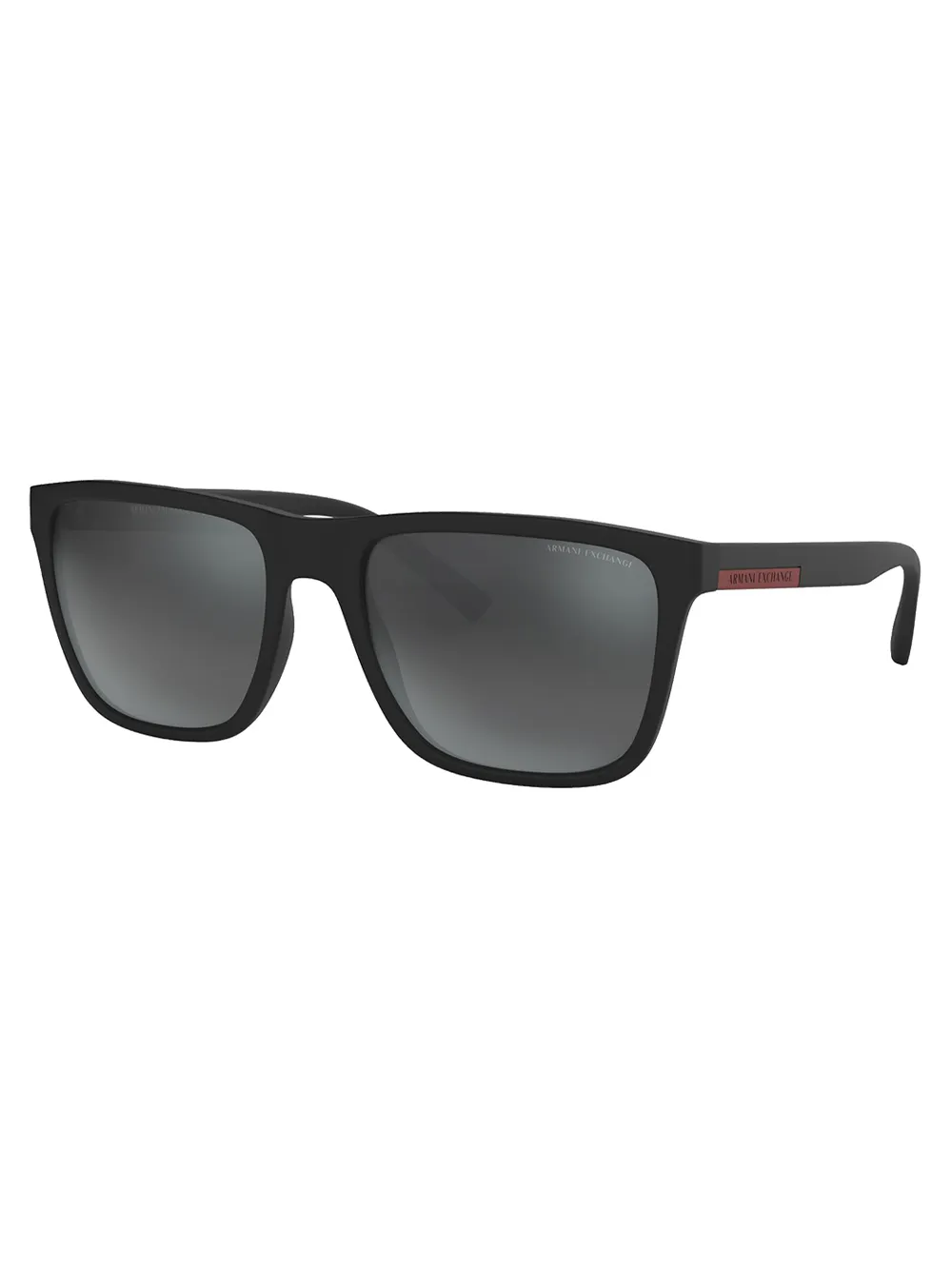 Armani Exchange Zonnebril met gegraveerd logo Zwart