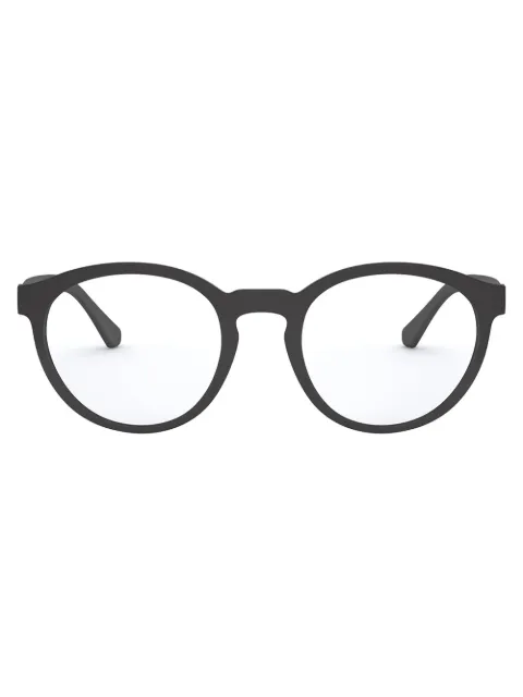 Emporio Armani lentes con armazón redonda