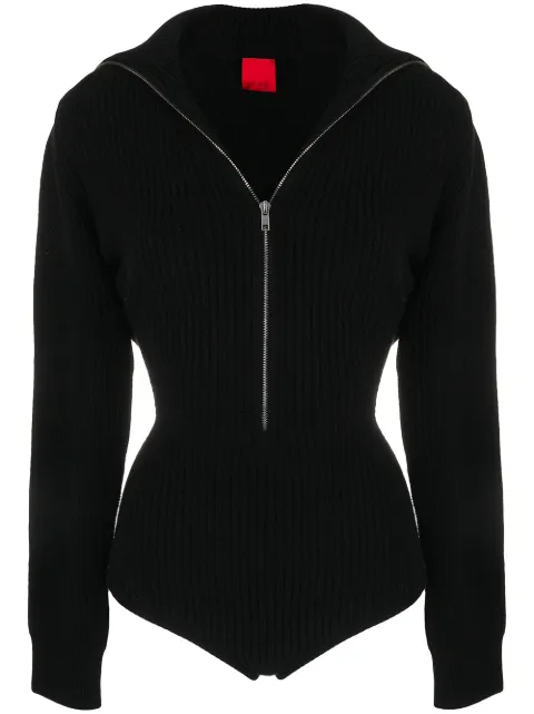 Cashmere In Love ribbed-knit high-neck bodysuit