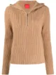 الصورة 1 من Cashmere In Love هودي منسوج بحياكة مضلعة