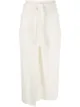 Image 1 of Cashmere In Love ribbed-knit wrap skirt
