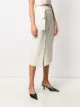 Cashmere In Love ribbed-knit wrap skirt