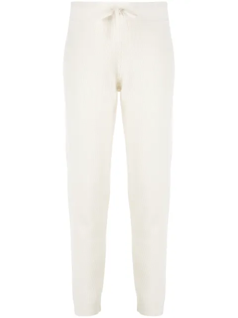 Cashmere In Love ribbed-knit track pants