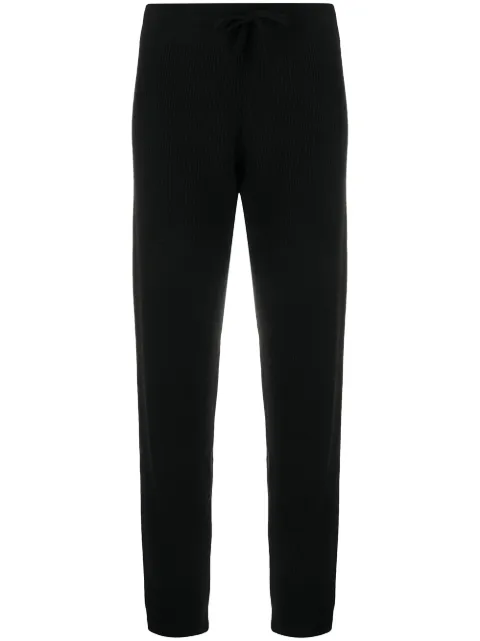 Cashmere In Love ribbed-knit track pants