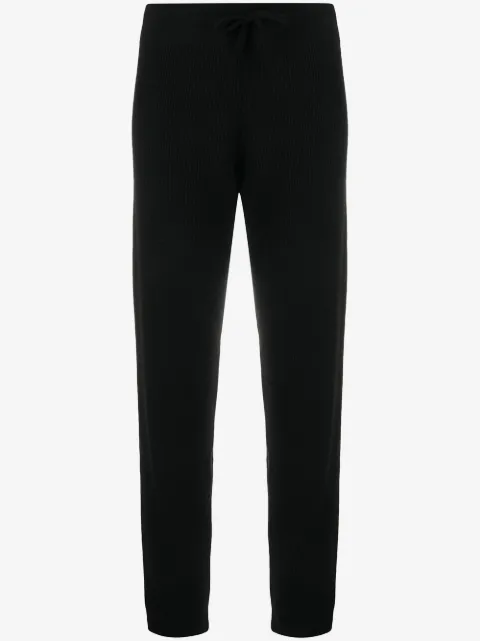 Cashmere In Love ribbed-knit track pants