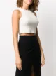 Cashmere In Love ribbed-knit cropped top