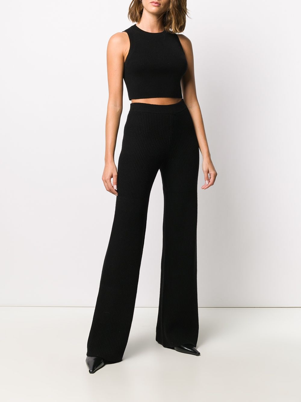 Cashmere In Love Cropped top - Zwart