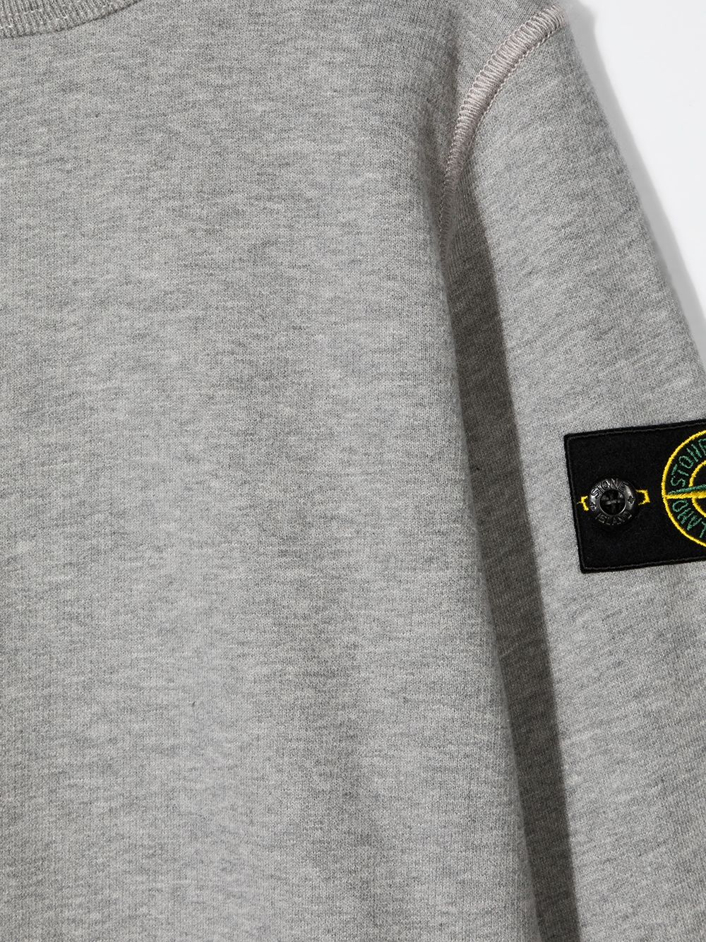 фото Stone island junior толстовка с нашивкой-логотипом