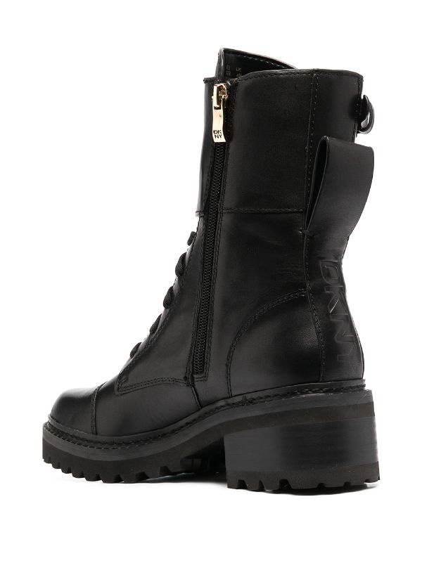 dkny buckle boots