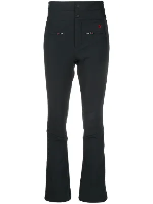 flared stretch trousers