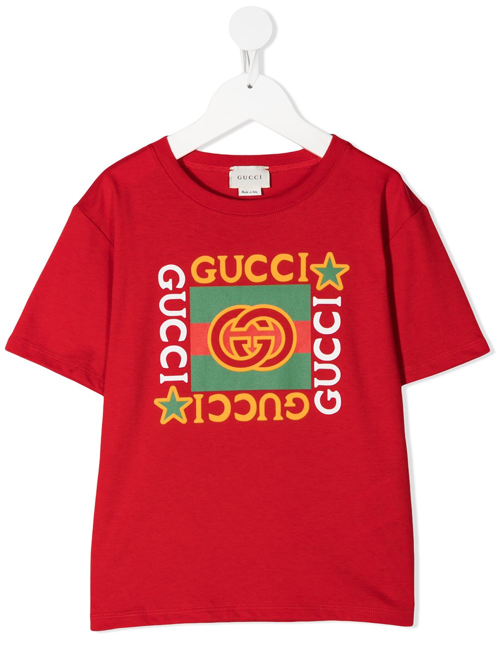 фото Gucci kids футболка с логотипом