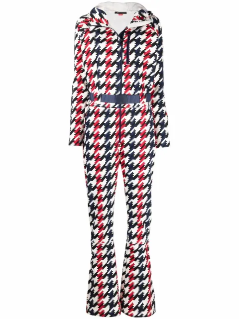 Perfect Moment Star houndstooth-print jumpsuit