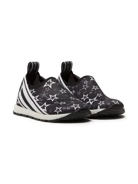 Dolce & Gabbana Kids star-print slip-on trainers