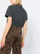 LIU JO cropped animal-print trousers
