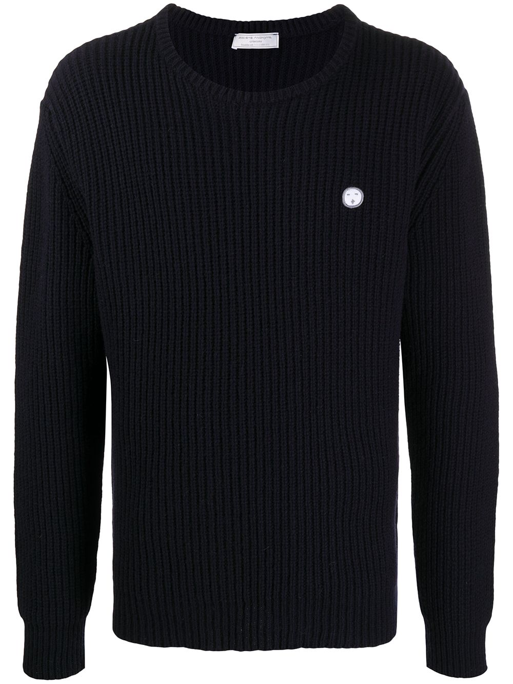 фото Société anonyme logo patch jumper