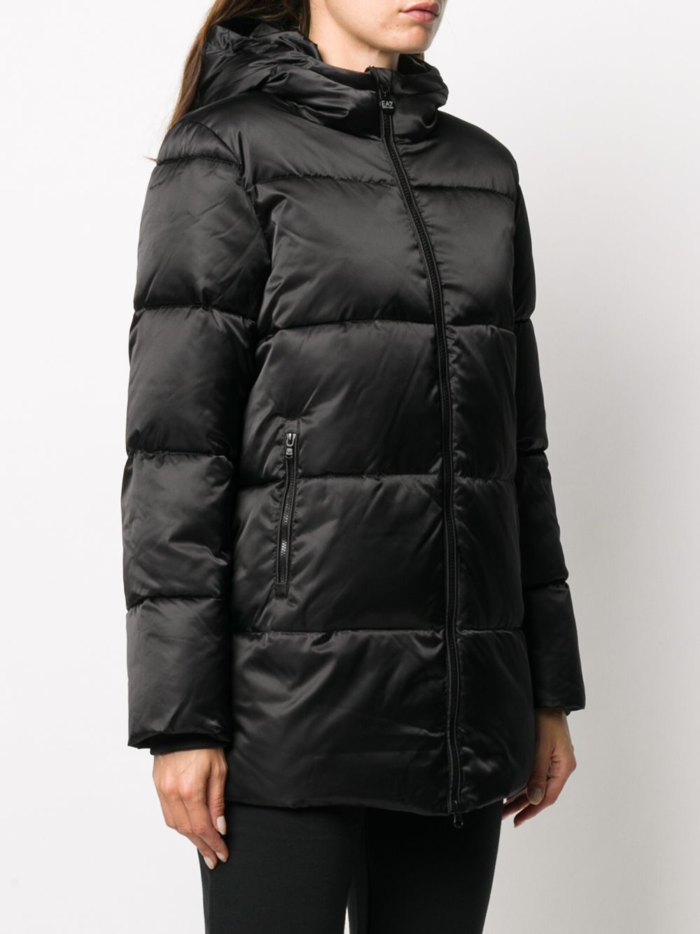 фото Ea7 emporio armani quilted mid-length coat