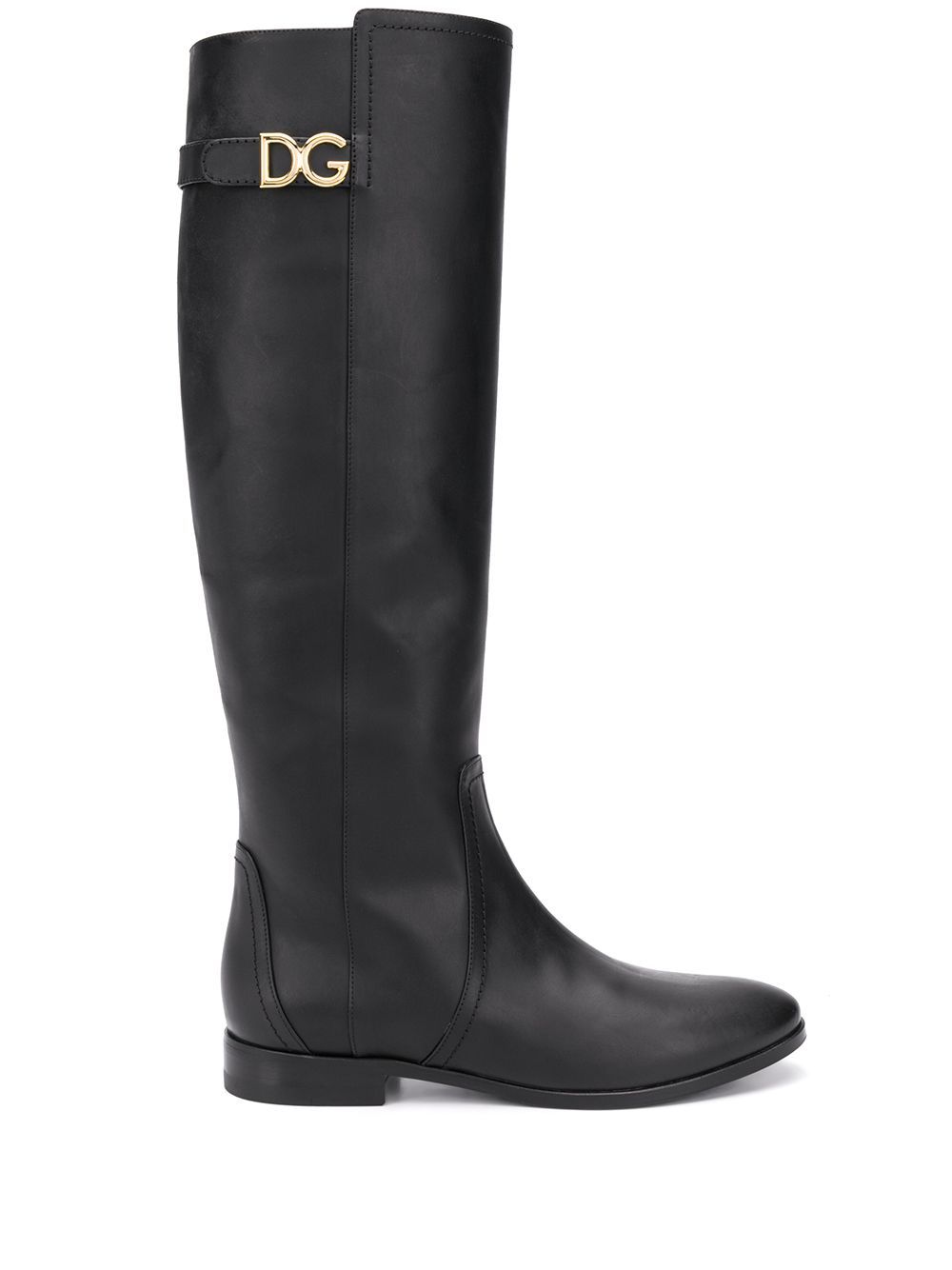 dolce and gabbana knee high boots