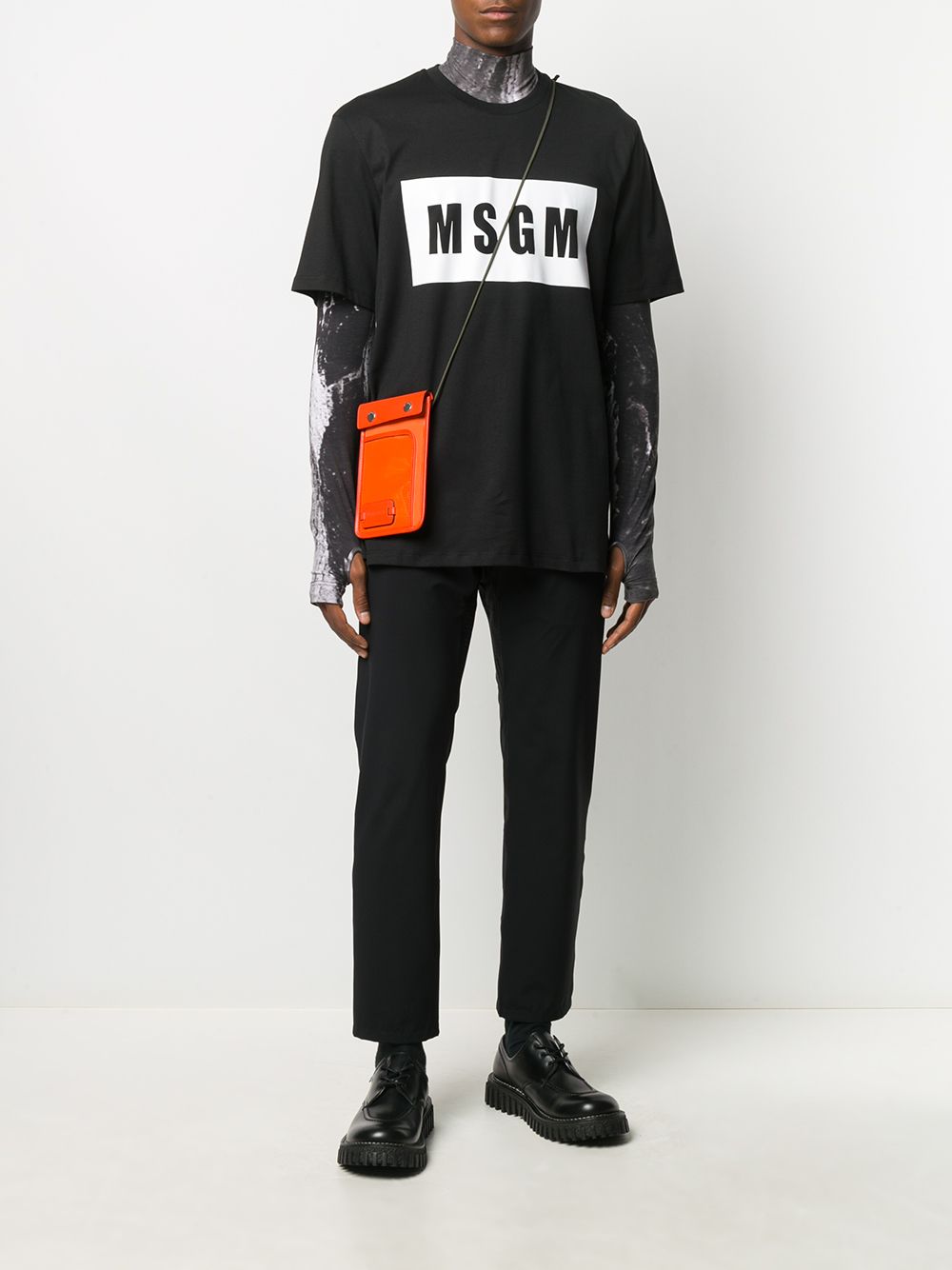 фото Msgm футболка с логотипом