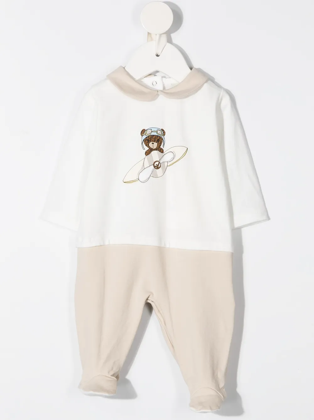 elephant print baby grow
