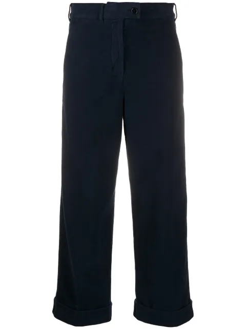 ASPESI cropped wide leg trousers