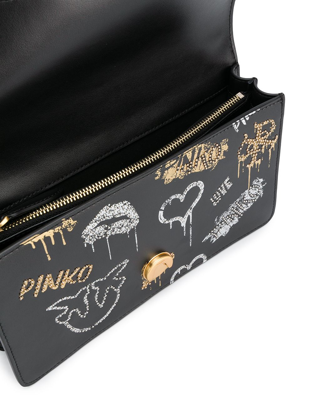 фото Pinko graffiti print bag