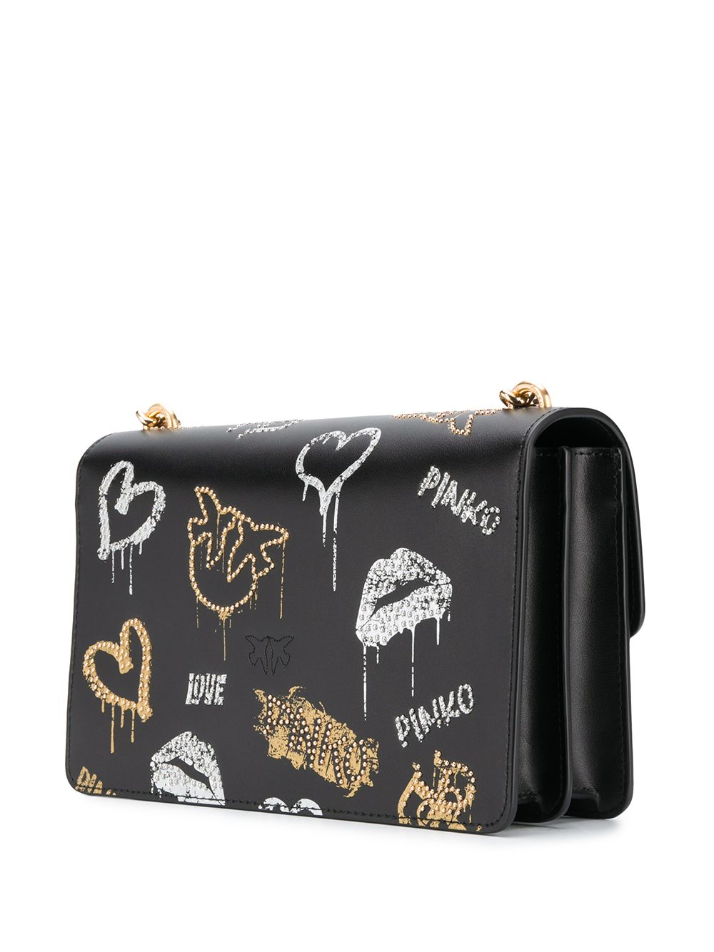 фото Pinko graffiti print bag