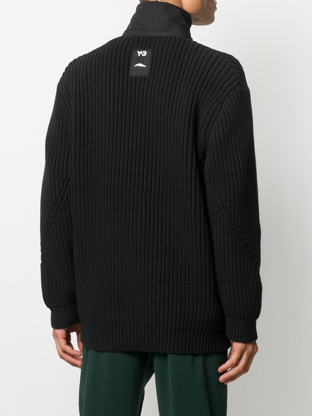 фото Y-3 half-zip knitted jumper