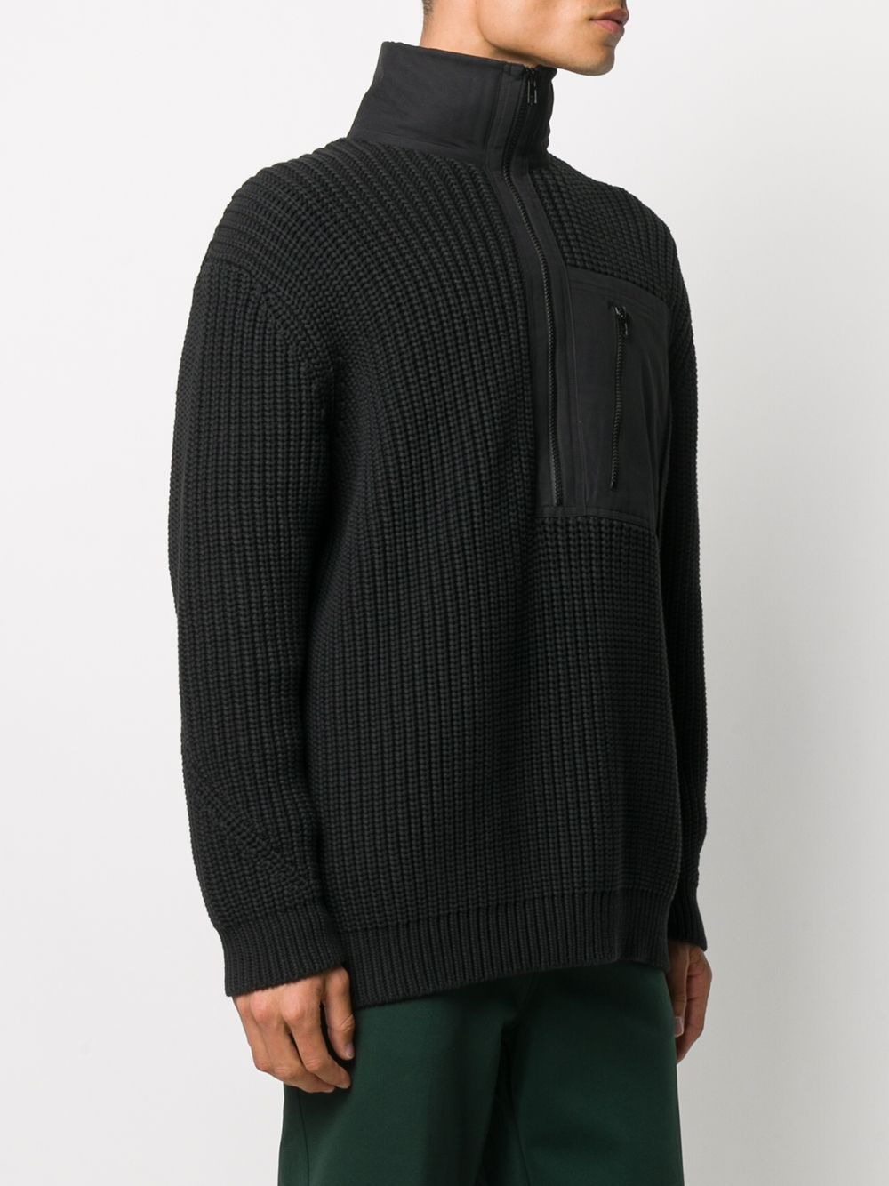 фото Y-3 half-zip knitted jumper