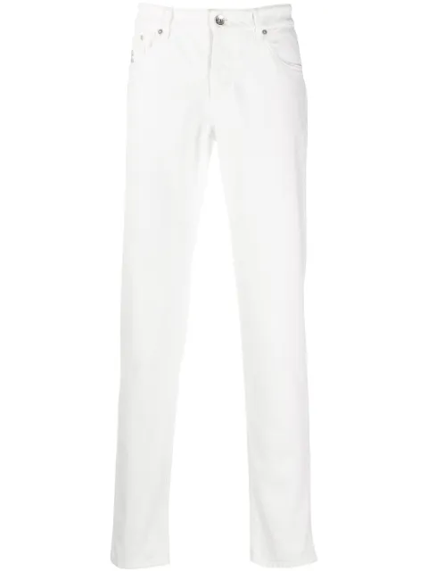 Brunello Cucinelli mid-waist straight-leg jeans