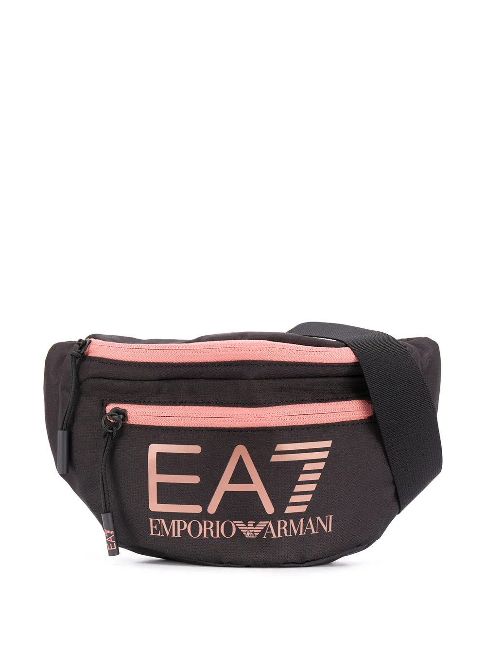 Ea7 Emporio Armani logo-print belt bag | Black | Image 1