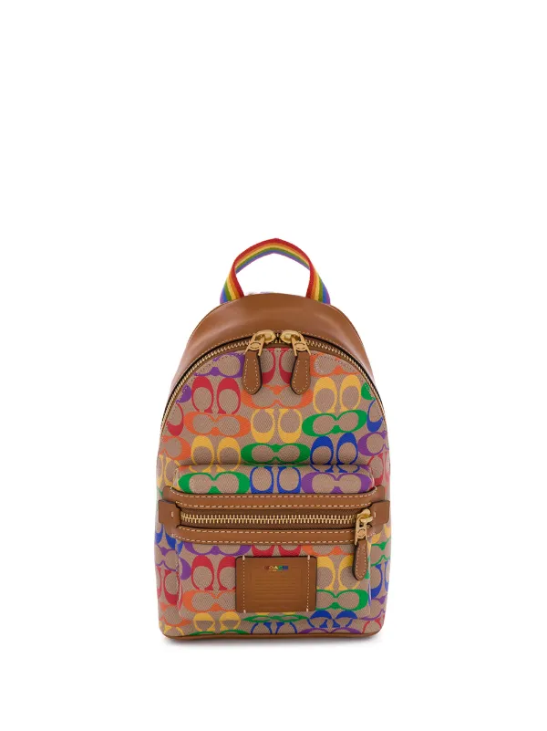 coach multicolor backpack